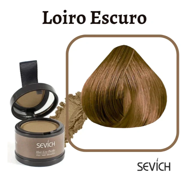 Sevích™ - Tinta de Cabelo em Pó Natural - Longa Duração