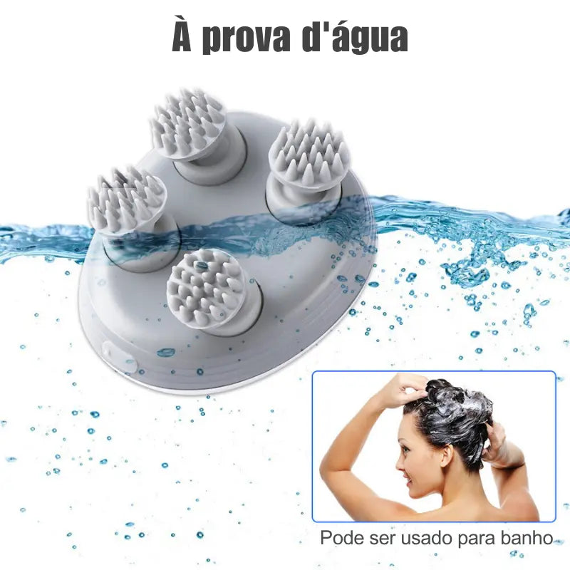 Massageador Capilar e Corporal RelaxSync - Livre-se do Estresse e Restaure seu Cabelo