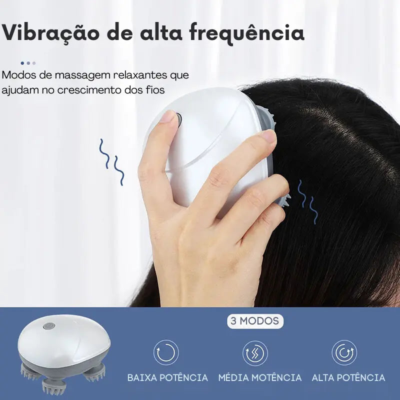 Massageador Capilar e Corporal RelaxSync - Livre-se do Estresse e Restaure seu Cabelo