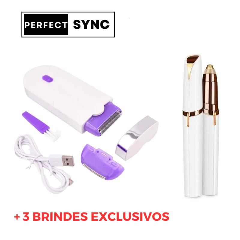 Depilador LED Laser 2 em 1 - Shave Fast +BRINDE