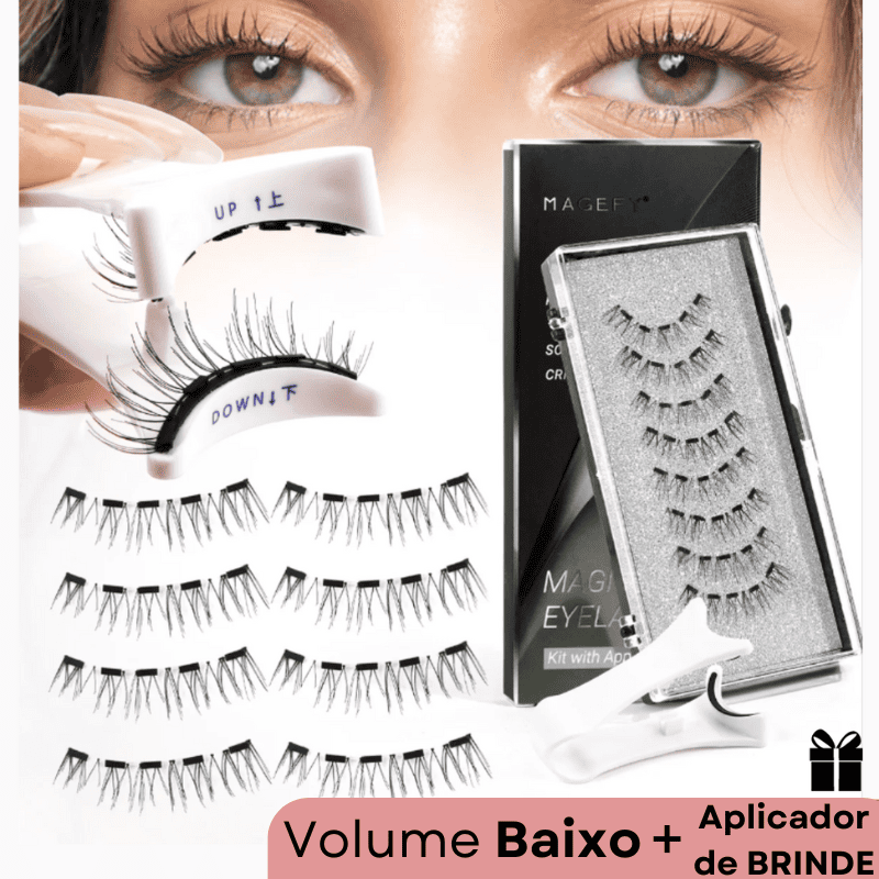 Cílios Postiços Magnéticos Reutilizáveis SyncLashes + Aplicador Magnético GRÁTIS
