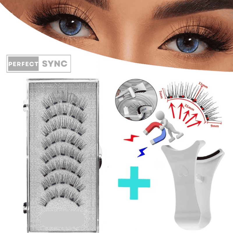 Cílios Postiços Magnéticos Reutilizáveis SyncLashes + Aplicador Magnético GRÁTIS