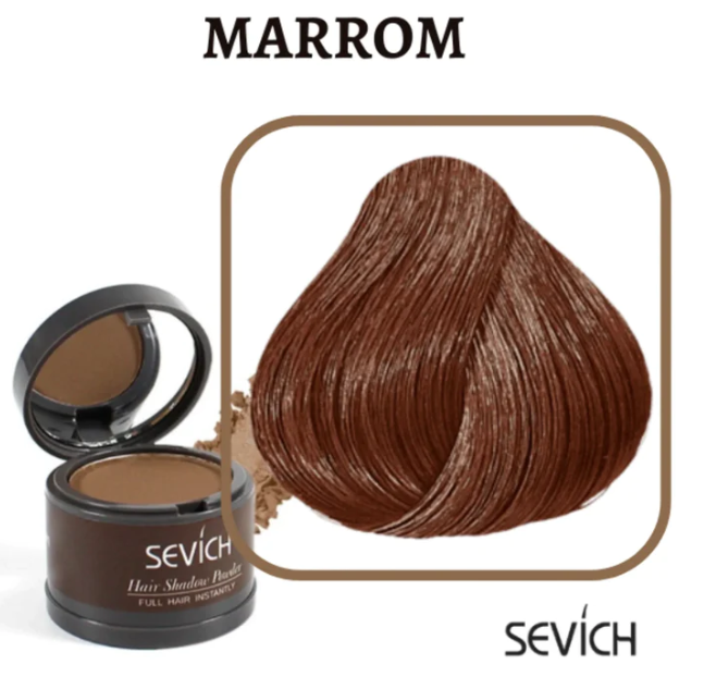 Sevích™ - Tinta de Cabelo em Pó Natural - Longa Duração