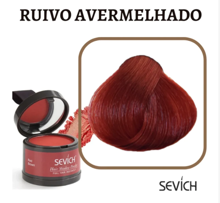 Sevích™ - Tinta de Cabelo em Pó Natural - Longa Duração