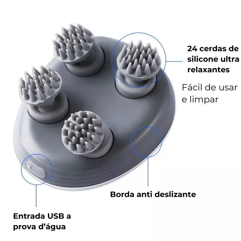 Massageador Capilar e Corporal RelaxSync - Livre-se do Estresse e Restaure seu Cabelo