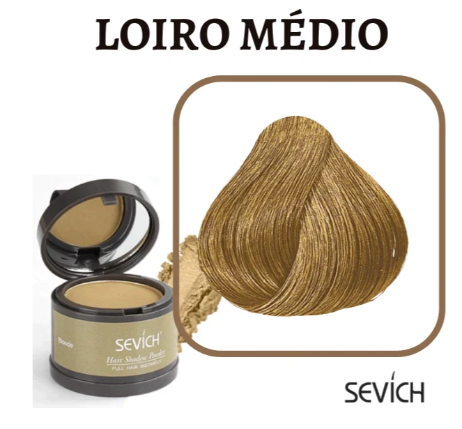 Sevích™ - Tinta de Cabelo em Pó Natural - Longa Duração