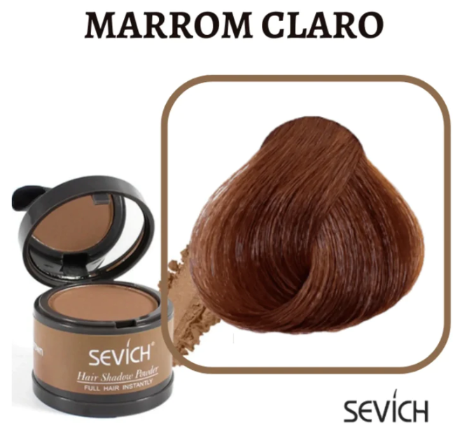 Sevích™ - Tinta de Cabelo em Pó Natural - Longa Duração