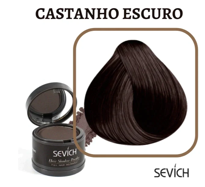 Sevích™ - Tinta de Cabelo em Pó Natural - Longa Duração