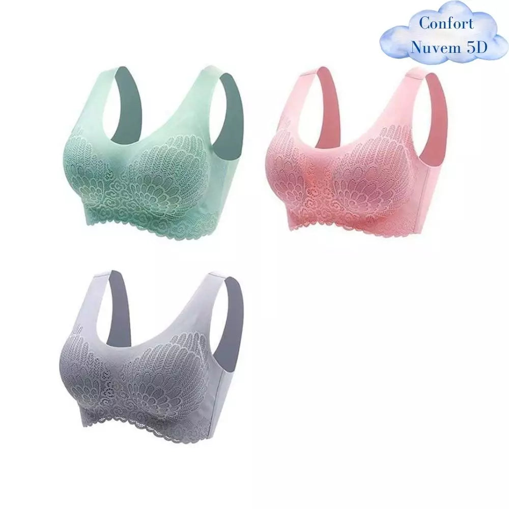 Sutiã Nuvem Confort™ 5D - Compre 1 Leve 3