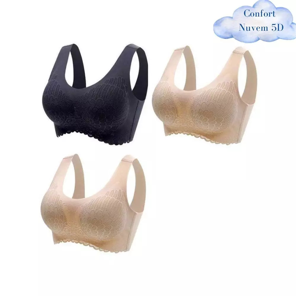 Sutiã Nuvem Confort™ 5D - Compre 1 Leve 3