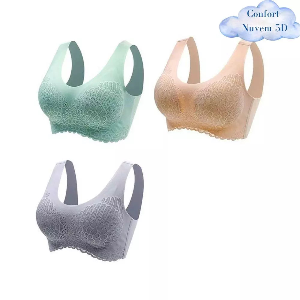 Sutiã Nuvem Confort™ 5D - Compre 1 Leve 3