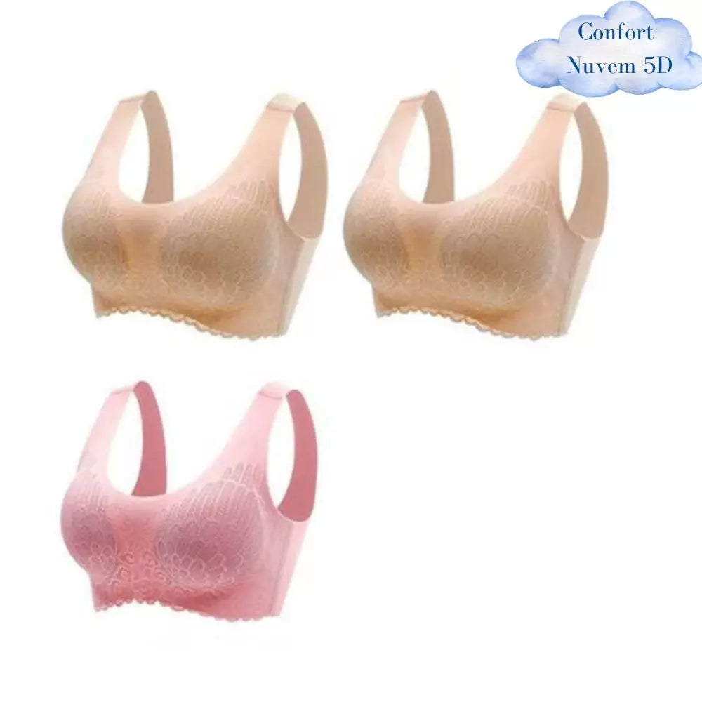 Sutiã Nuvem Confort™ 5D - Compre 1 Leve 3