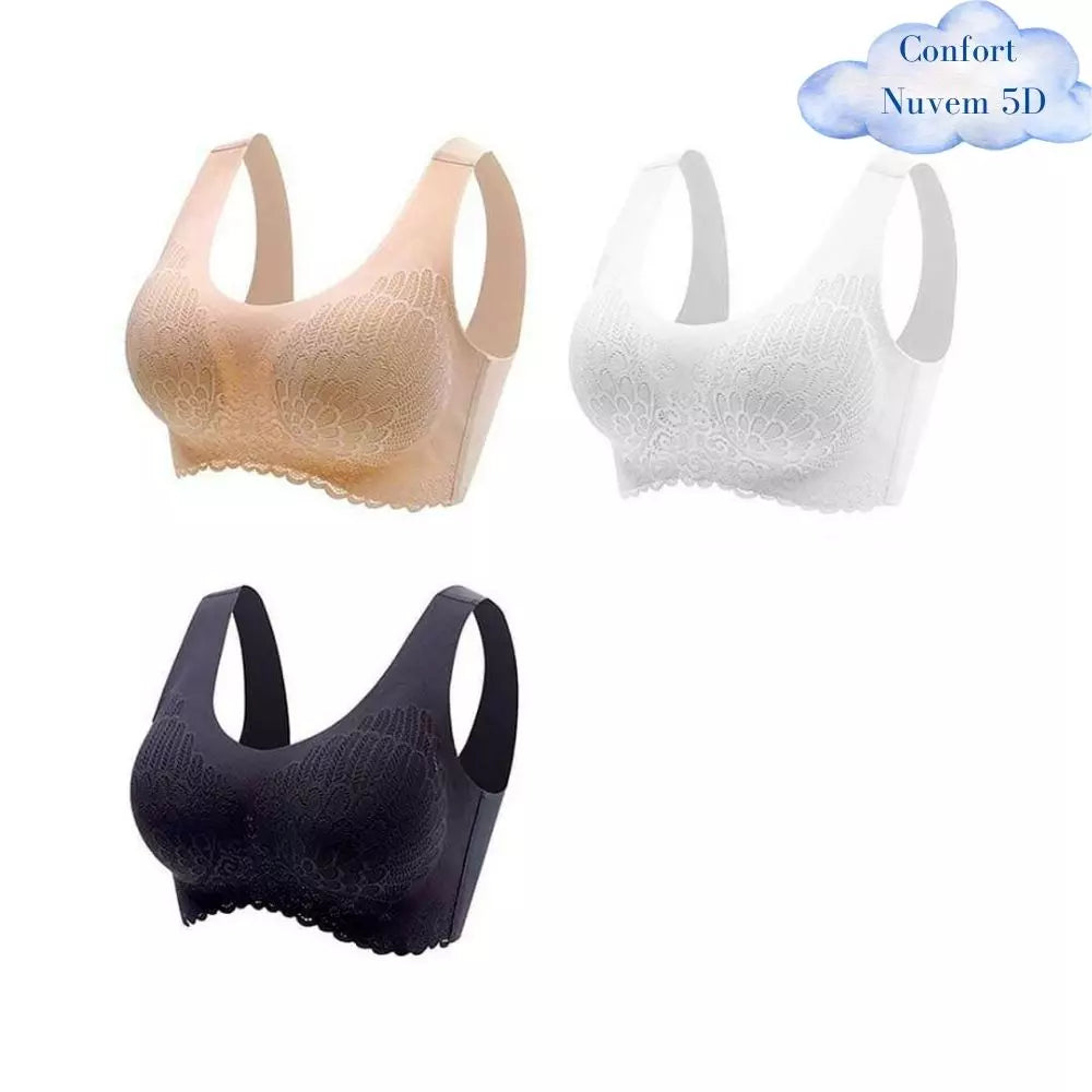 Sutiã Nuvem Confort™ 5D - Compre 1 Leve 3