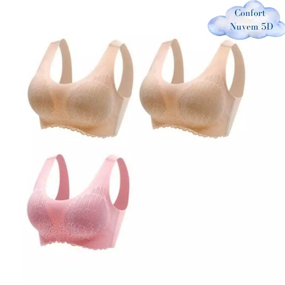 Sutiã Nuvem Confort™ 5D - Compre 1 Leve 3