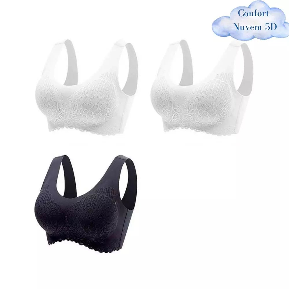Sutiã Nuvem Confort™ 5D - Compre 1 Leve 3
