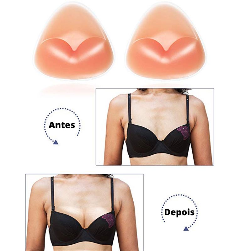 Sutiã Ortopédico Invisível Levanta Seio Silicone