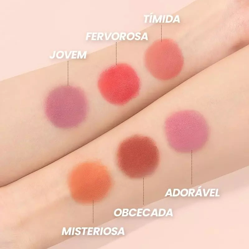Batom Blush com Sombra - 3 em 1