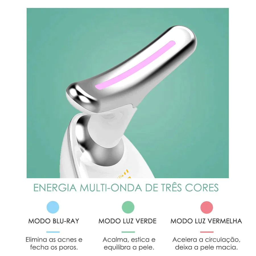 Massageador e Drenagem Facial FaceSync +BRINDE