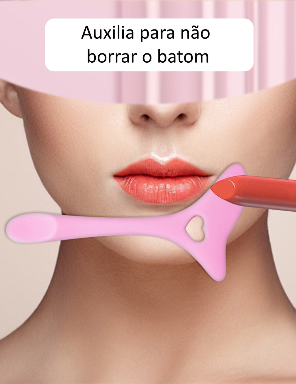 Régua de Maquiagem Profissional PerfectLine® 4 em 1 - Rímel, Delineador, Sombra e Batom