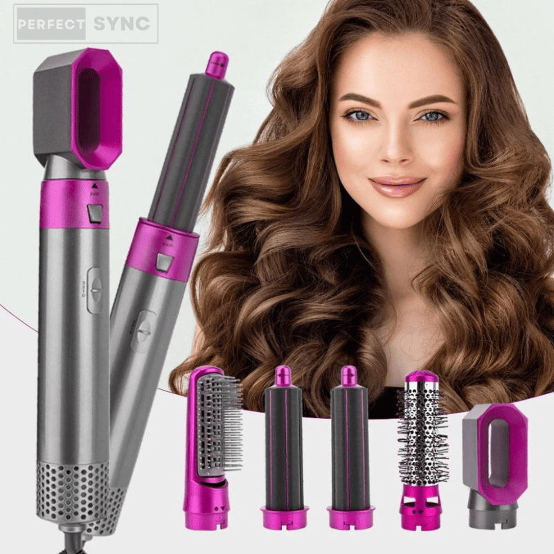 Escova Modeladora 5 em 1 Sync AirStyler [PROFISSIONAL] + BRINDE