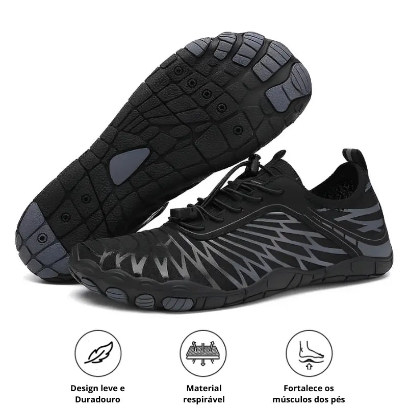 Sapato Tecnológico EcoFlex Barefoot - Sensação de Não Usar Nada [Ultra Confortável]