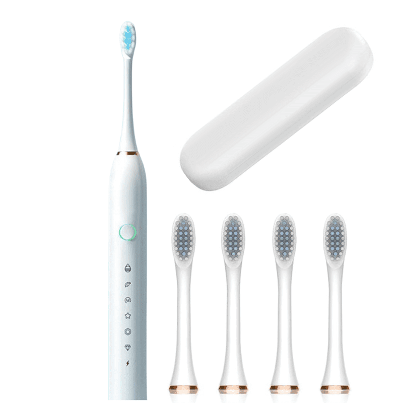 Escova de Dente Eletrica White Sync 5 em 1 + Estojo e 4 Escovas Extras Grátis