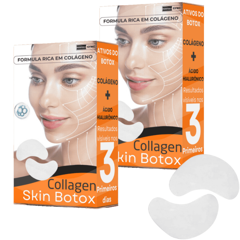 Collagen Skin Up™ - Máscara de Colágeno Que Revitaliza Pele e Rugas +BRINDE