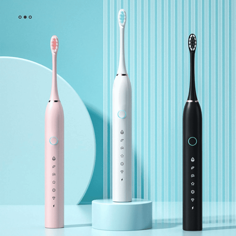 Escova de Dente Eletrica White Sync 5 em 1 + Estojo e 4 Escovas Extras Grátis