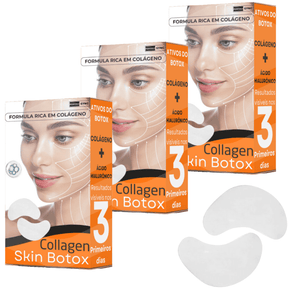 Collagen Skin Botox™ - Máscara de Colágeno Que Revitaliza Pele e Rugas [ATIVOS DO BOTOX] +BRINDE