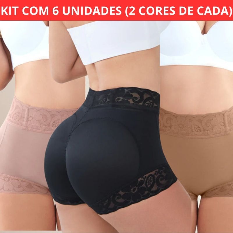 PROMO] Compre 1 Leve 3! Calcinhas Psync Afina Cintura e Empina Bumbum