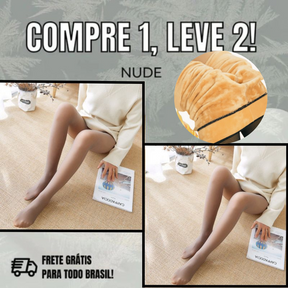 Meia Calça Translúcido Forrada de Lã - Compre 1 Leve 2 | Promoção de Inverno ❄️